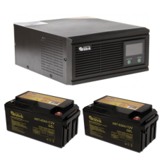 Комплект резервного питания ALTEK ASK12 800VA/640W DC12V + 2x гелевая батарея ALTEK ABT-65-12-GEL