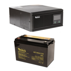 Комплект резервного живлення ALTEK ASK12 800VA/640W DC12V + гелева батарея ALTEK ABT-80-12-GEL