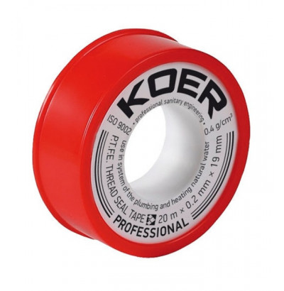 ФУМ лента для воды KOER STP-01 PRO 20M*0.2mm*19mm (KR0121)