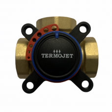 Клапан термостатический трехходовой Termojet с внутренней резьбой 1''