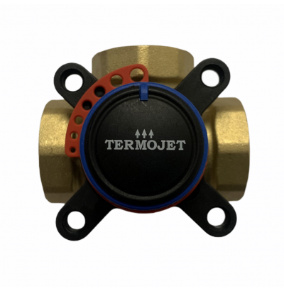 Клапан термостатичний триходовий Termojet з внутрішнім різьбленням 1"