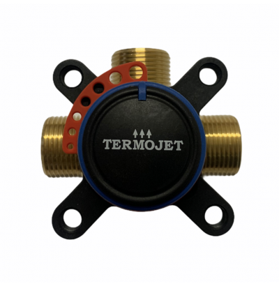 Клапан термостатический трехходовой Termojet с внешней резьбой 3/4''