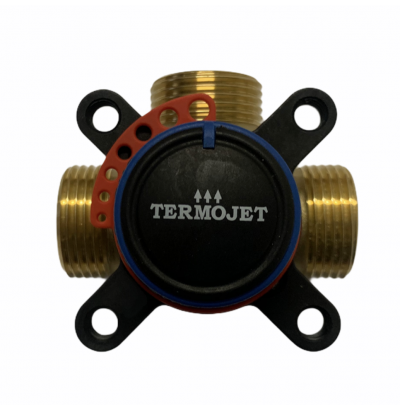 Клапан термостатичний триходовий Termojet з зовнішнім різьбленням 1 1/4''