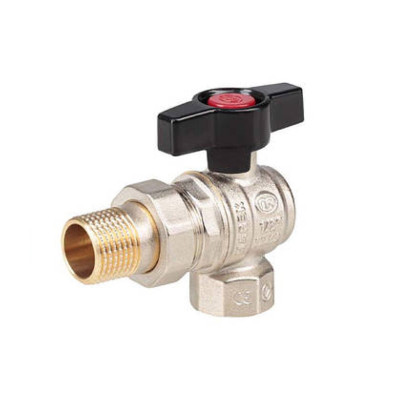 Кран шаровый с американкой угловой MAREK 1/2"