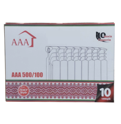 Биметаллический радиатор AAA Standart 500/100