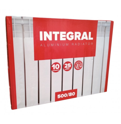 Алюминиевый радиатор INTEGRAL 80 ALUMINIUM-500 (IN0005)