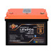 Акумулятор літієвий LP LiFePO4 12,8V - 100 Ah (1280Wh) (BMS 100A/50А) пластик Smart BT