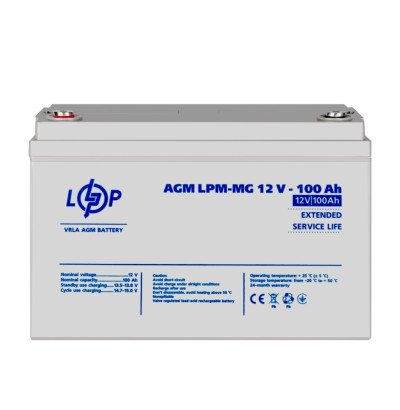 Аккумулятор мультигелевый LPM-MG 12V - 100 Ah