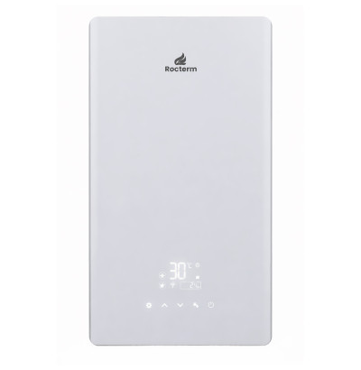 Газовий конденсаційний котел Rocterm LL1GBQ24-YHB61 White 24 kW Wi-Fi (труба в комплекті)
