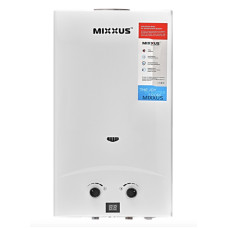 Газовая колонка Mixxus GWH-0112 BASIC WHITE дымоходная 12 л/мин (WH0029)