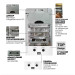 Газовая колонка Mixxus GWH-0112 BASIC WHITE дымоходная 12 л/мин (WH0029)