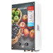 Газовая колонка MIXXUS GWH-0310 BASIC GLASS дымоходная 10 л/мин (панель из стекла с рисунком) (WH0024)