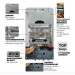 Газовая колонка MIXXUS GWH-0310 BASIC GLASS дымоходная 10 л/мин (панель из стекла с рисунком) (WH0024)