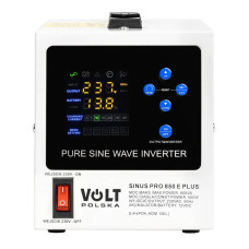 Гібридний ДБЖ/інвертор Volt Polska SINUS PRO 850 E PLUS 12/230V 500/850W