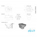 Унитаз подвесной Devit Comfort NEW 3120123 с сидением slim, soft-close