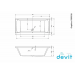 Ванна акриловая Devit Graphics 19090126 190х90 см с ножками