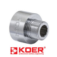 Перехідник KOER KF.A0610.CHR - 1"х1/2"