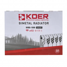 Биметаллический радиатор КОЕR SMART 500/80