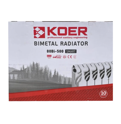 Биметаллический радиатор КОЕR SMART 500/80