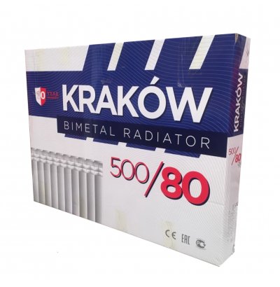 Біметалевий радіатор Krakow 500/80