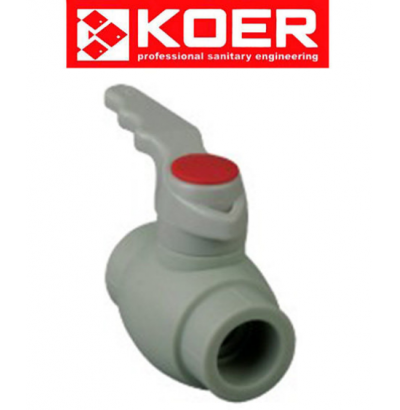 Кран кульовий для гарячої води KOER 63